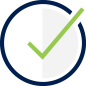 Checking Account Option Icon - Large green checkmark