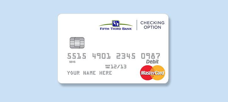 Fifth Third Bank sample debit card