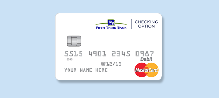 Sample debit card